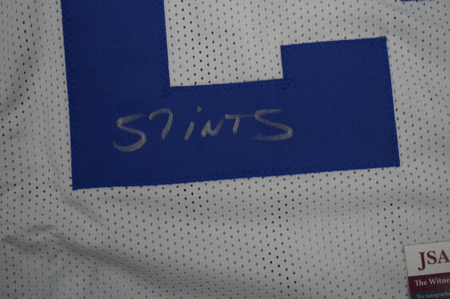 EVERSON WALLS DALLAS COWBOYS SIGNED JERSEY M NY Giants w/57 Ints JSA COA