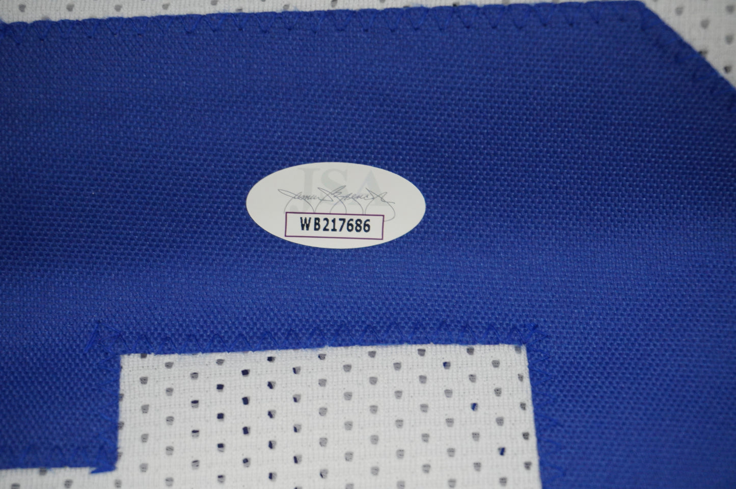 EVERSON WALLS DALLAS COWBOYS SIGNED JERSEY M NY Giants w/57 Ints JSA COA