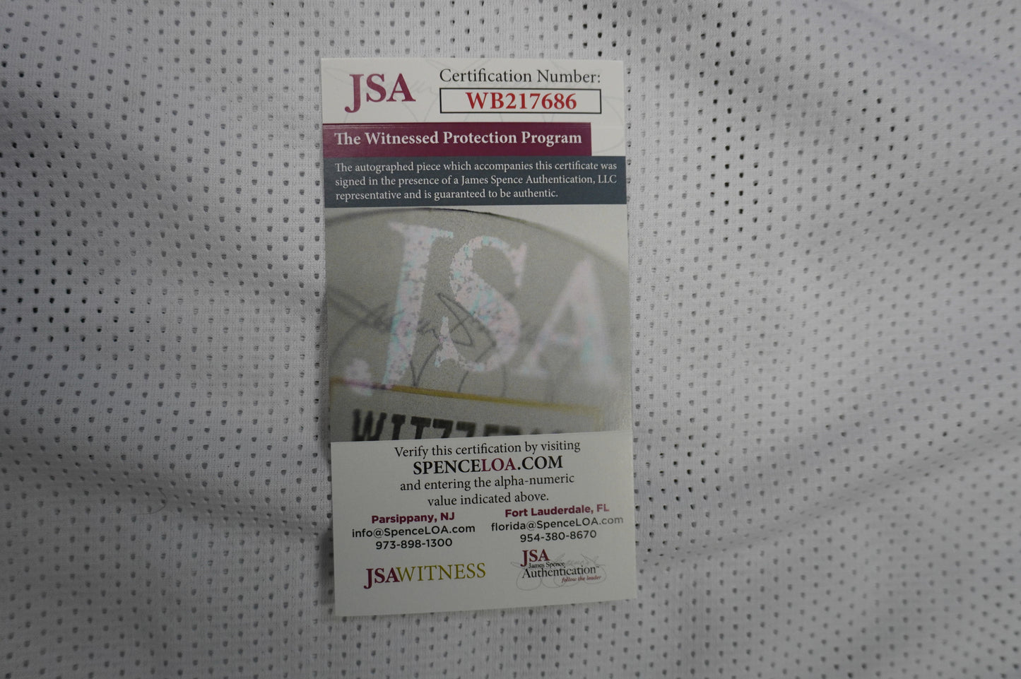 EVERSON WALLS DALLAS COWBOYS SIGNED JERSEY M NY Giants w/57 Ints JSA COA