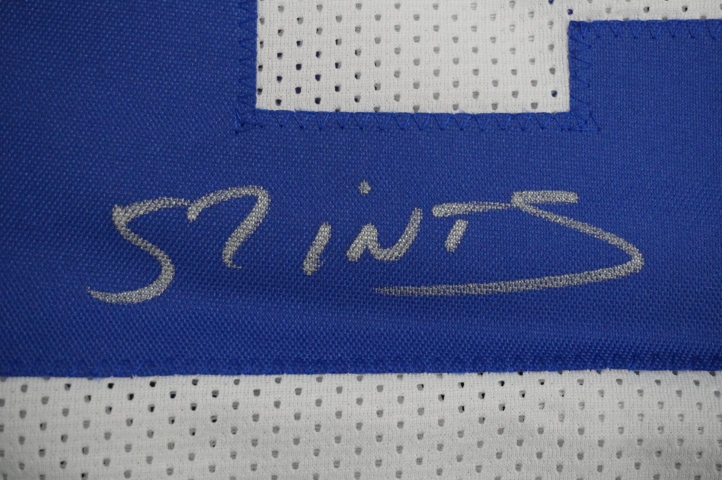 EVERSON WALLS DALLAS COWBOYS SIGNED JERSEY M NY Giants w/57 Ints JSA COA