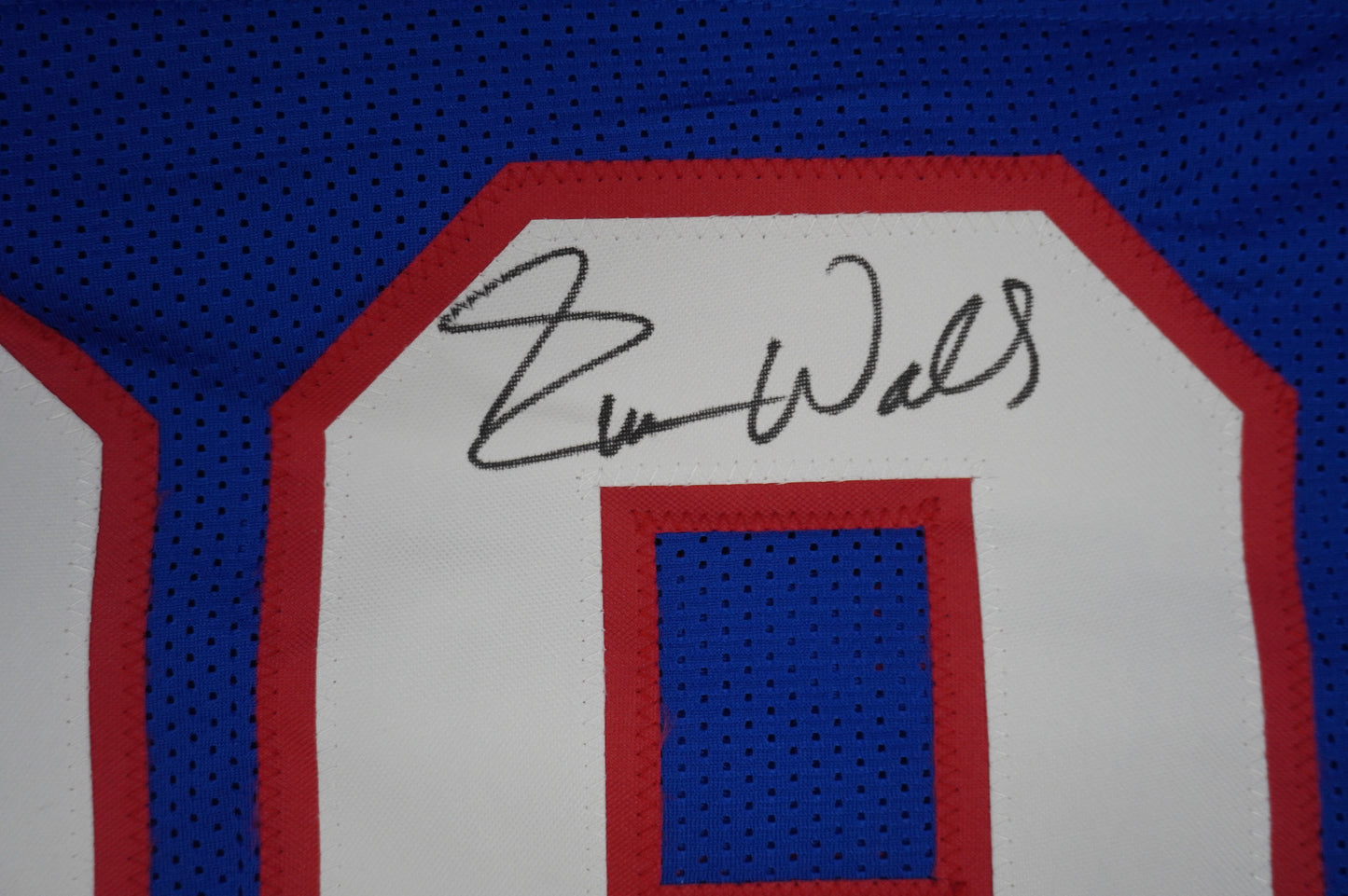 EVERSON WALLS NY Giants SIGNED JERSEY Cowboys XL w/SBXXV Champs JSA COA