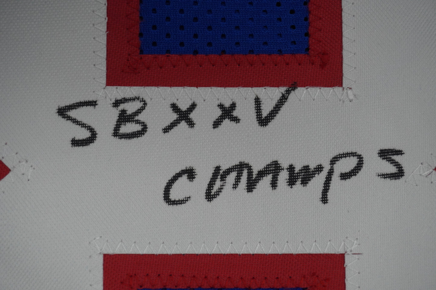 EVERSON WALLS NY Giants SIGNED JERSEY Cowboys XL w/SBXXV Champs JSA COA