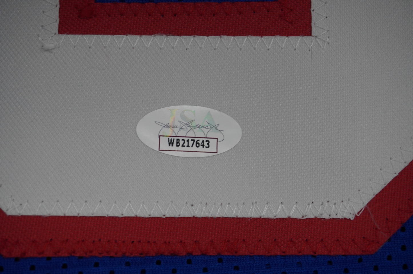 EVERSON WALLS NY Giants SIGNED JERSEY Cowboys XL w/SBXXV Champs JSA COA