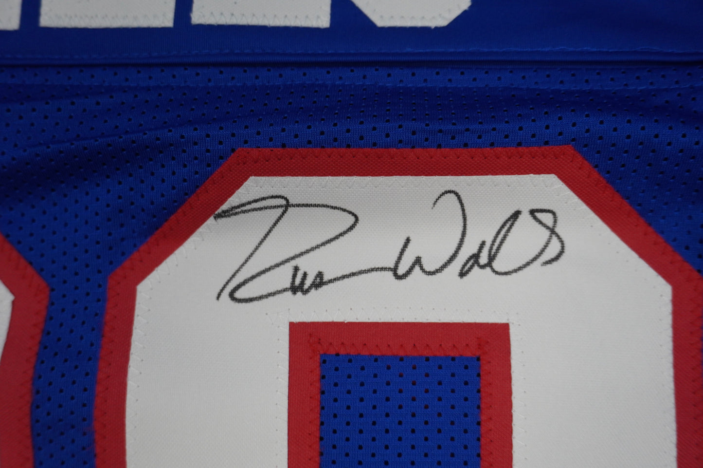 EVERSON WALLS NY Giants SIGNED JERSEY Cowboys XL w/SBXXV Champs JSA COA