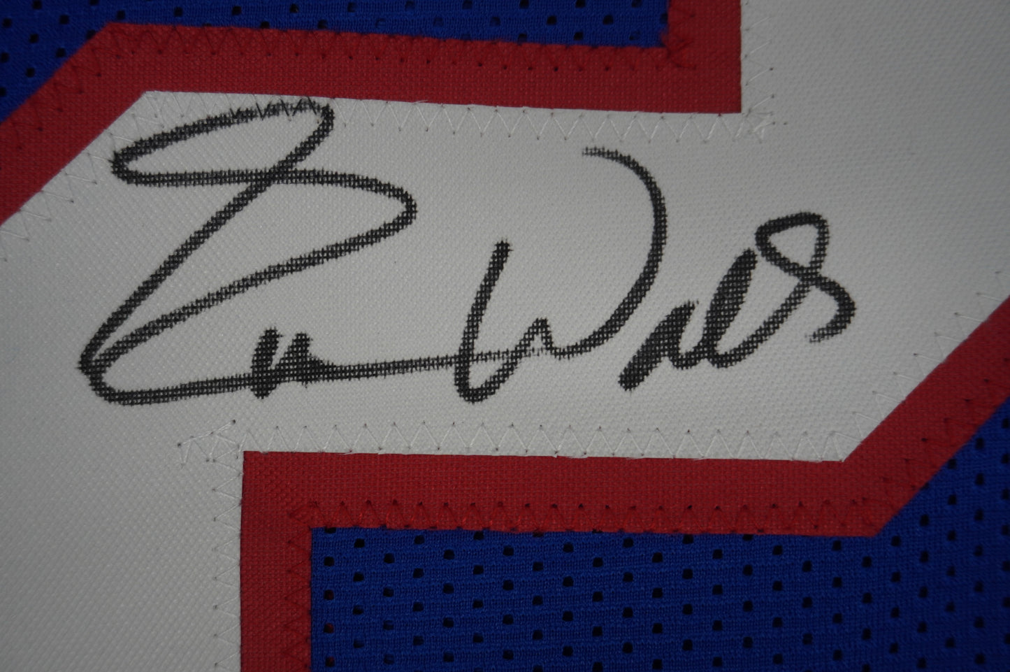 EVERSON WALLS NY Giants SIGNED JERSEY Cowboys XL w/SBXXV Champs JSA COA