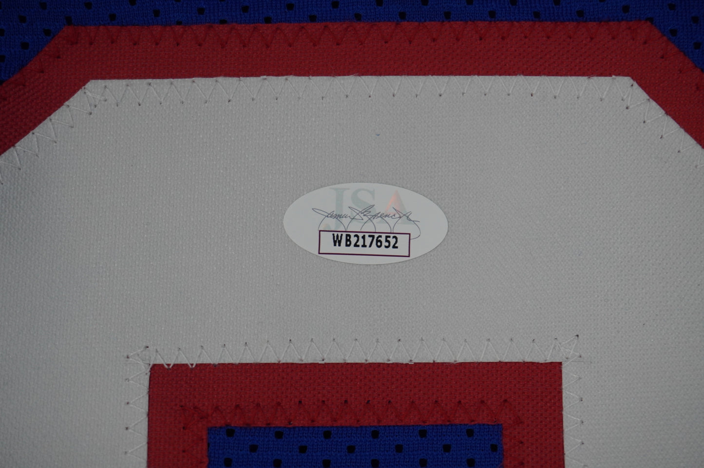 EVERSON WALLS NY Giants SIGNED JERSEY Cowboys XL w/SBXXV Champs JSA COA