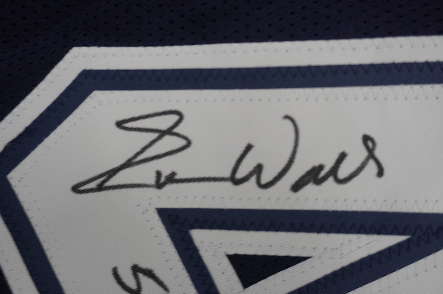 EVERSON WALLS DALLAS COWBOYS SIGNED BLUE JERSEY 3XL w/57 Ints Giants JSA COA