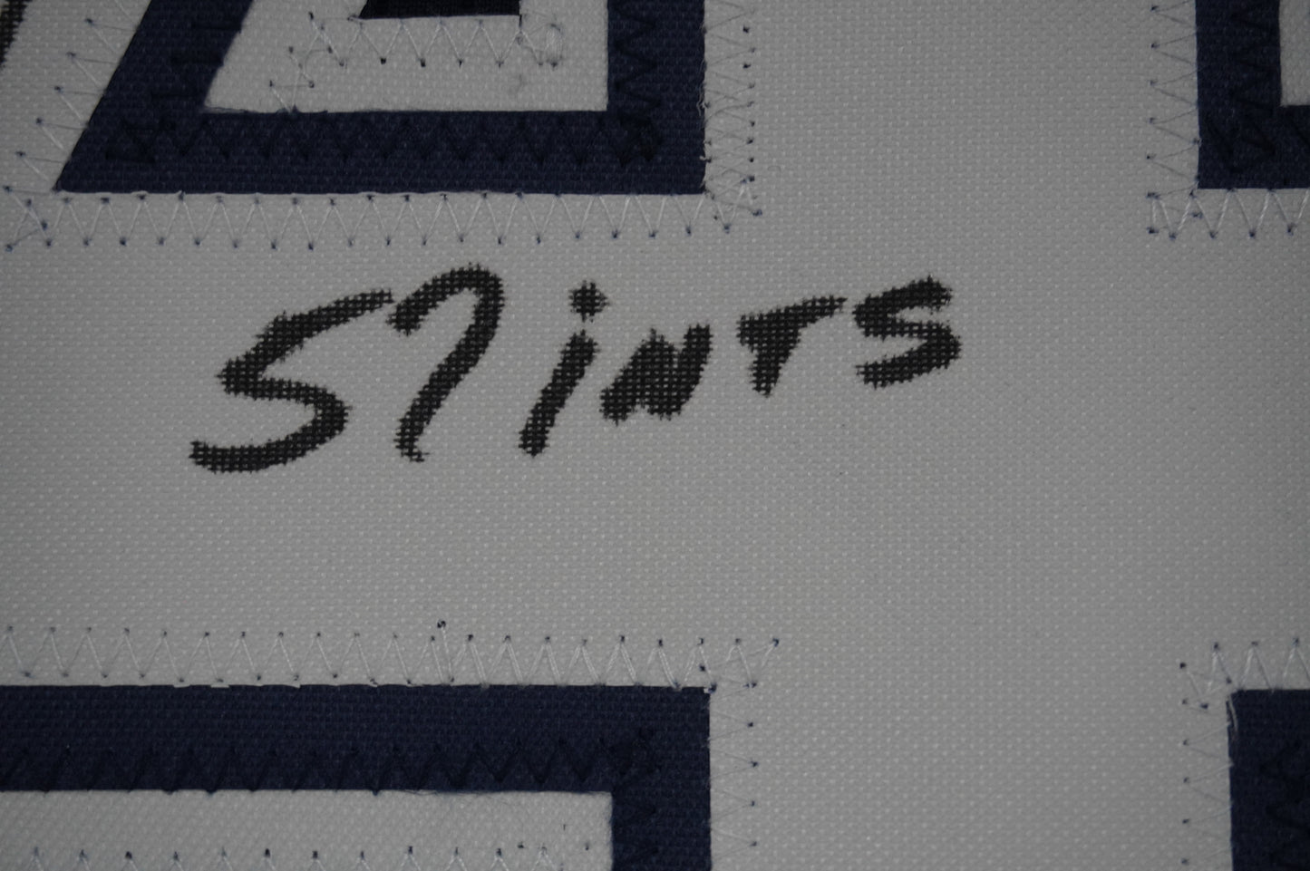 EVERSON WALLS DALLAS COWBOYS SIGNED BLUE JERSEY 3XL w/57 Ints Giants JSA COA