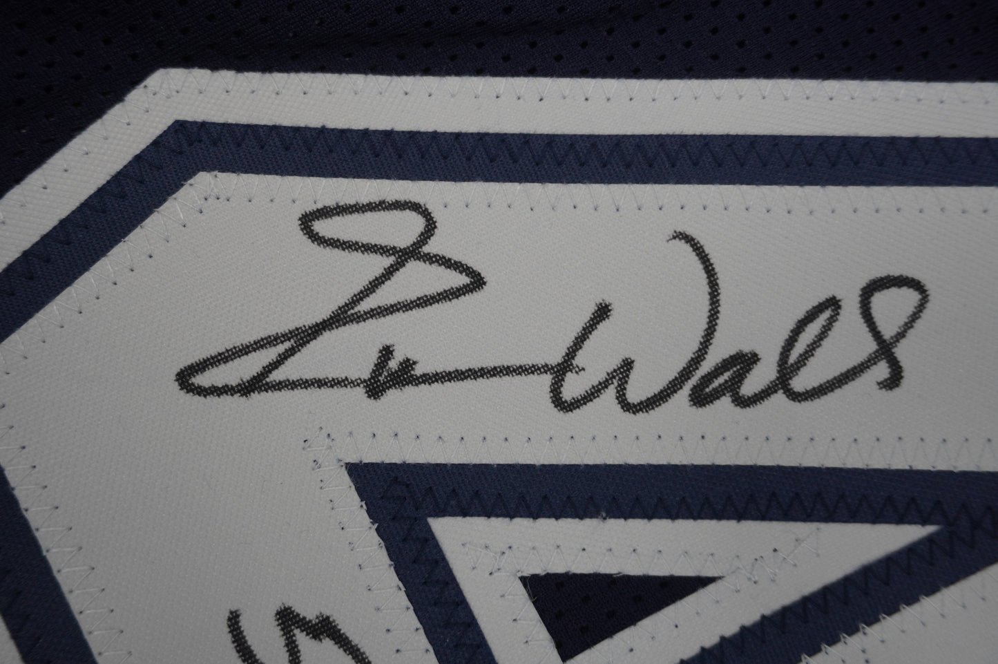 EVERSON WALLS DALLAS COWBOYS SIGNED BLUE JERSEY 3XL w/57 Ints Giants JSA COA