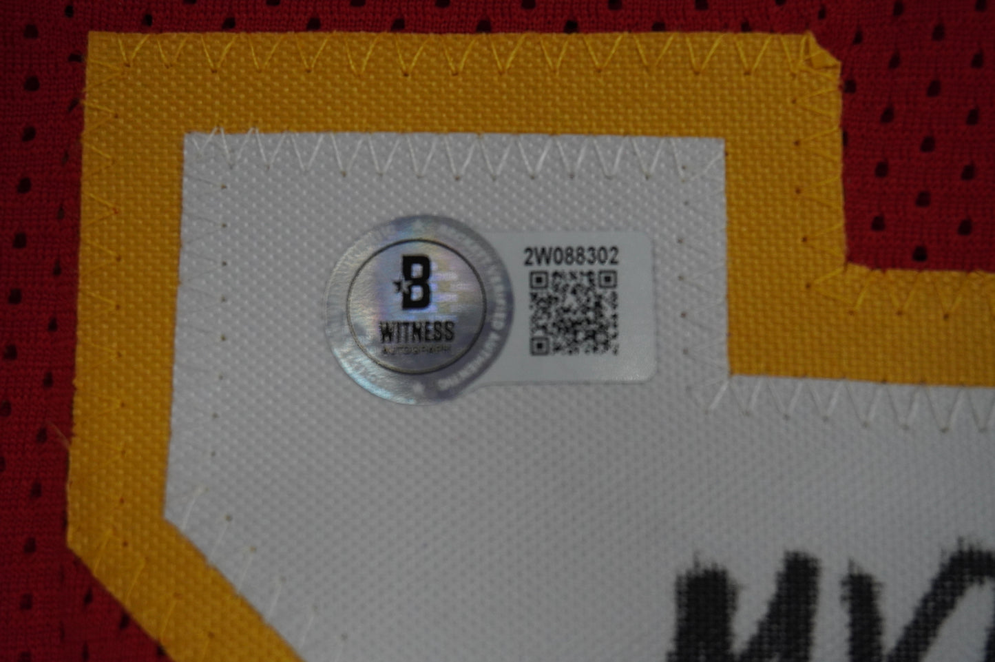 PAT PATRICK MAHOMES SR KANSAS CITY CHIEFS SIGNED JERSEY w/REAL MVPMAKER BAS