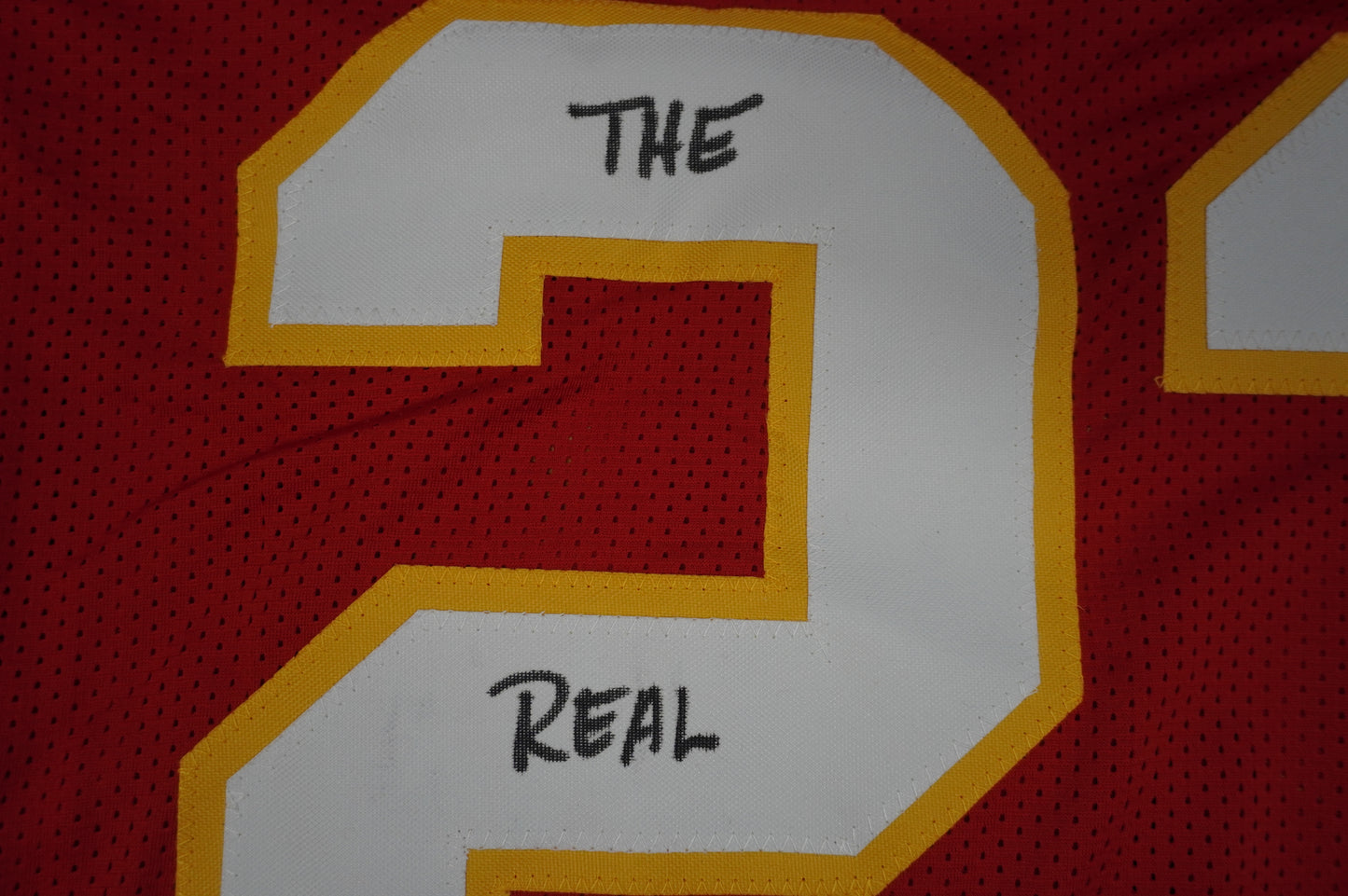 PAT PATRICK MAHOMES SR KANSAS CITY CHIEFS SIGNED JERSEY w/REAL MVPMAKER BAS