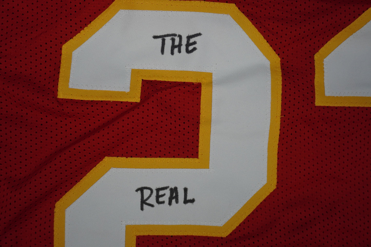 PAT PATRICK MAHOMES SR KANSAS CITY CHIEFS SIGNED JERSEY w/REAL MVPMAKER BAS