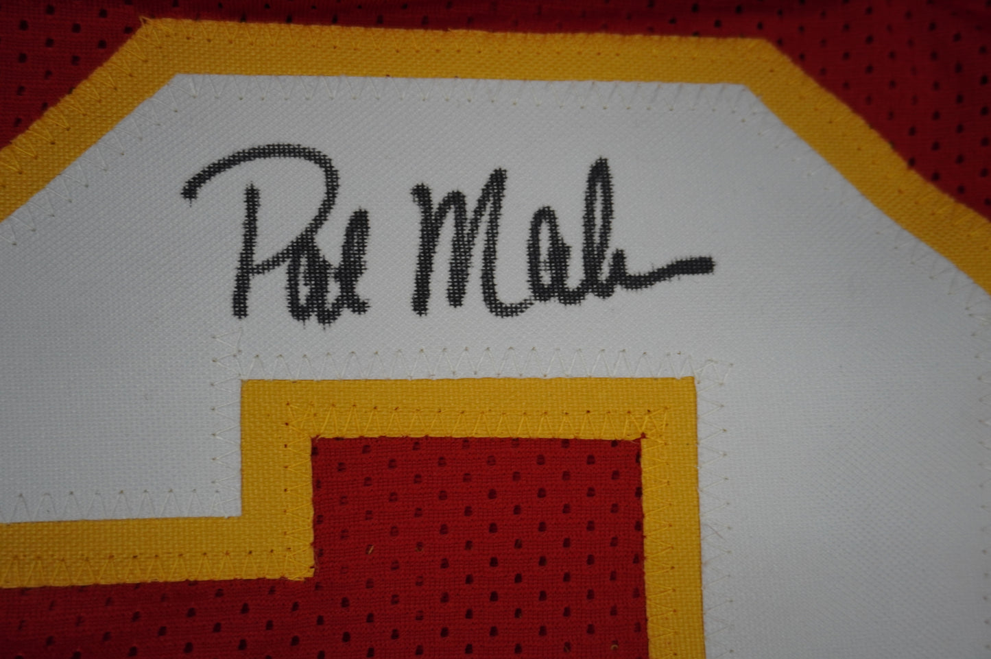 PAT PATRICK MAHOMES SR KANSAS CITY CHIEFS SIGNED JERSEY w/REAL MVPMAKER BAS
