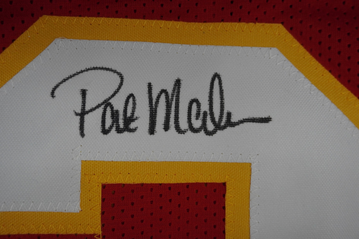 PAT PATRICK MAHOMES SR KANSAS CITY CHIEFS SIGNED JERSEY w/REAL MVPMAKER BAS