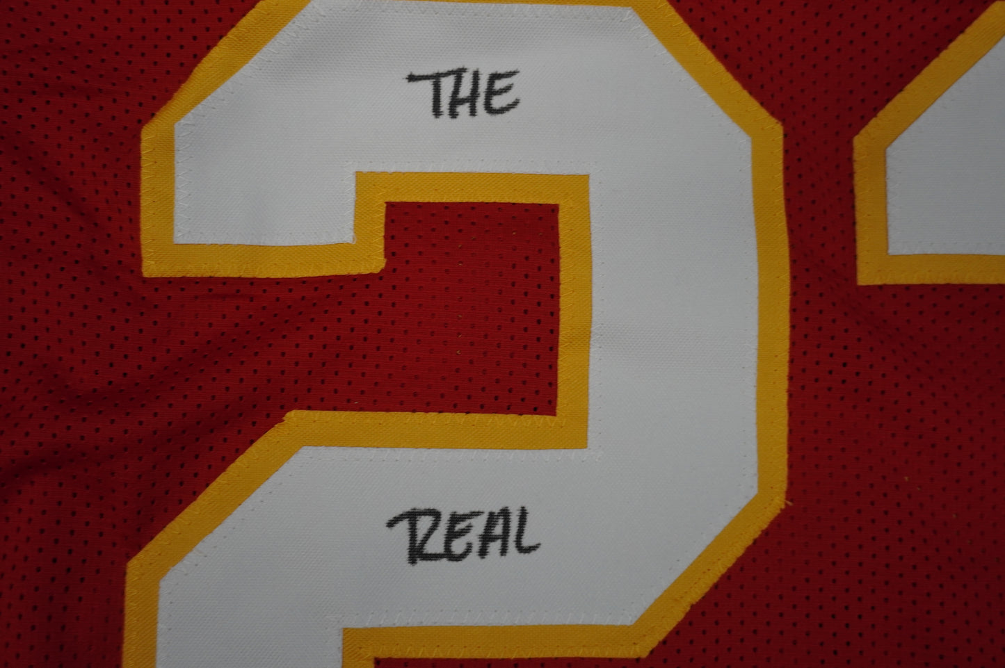 PAT PATRICK MAHOMES SR KANSAS CITY CHIEFS SIGNED JERSEY w/REAL MVPMAKER BAS