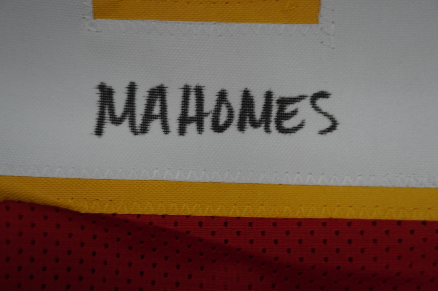 PAT PATRICK MAHOMES SR TWINS CHIEFS SIGNED JERSEY w/THE REAL MVPMAKER BAS