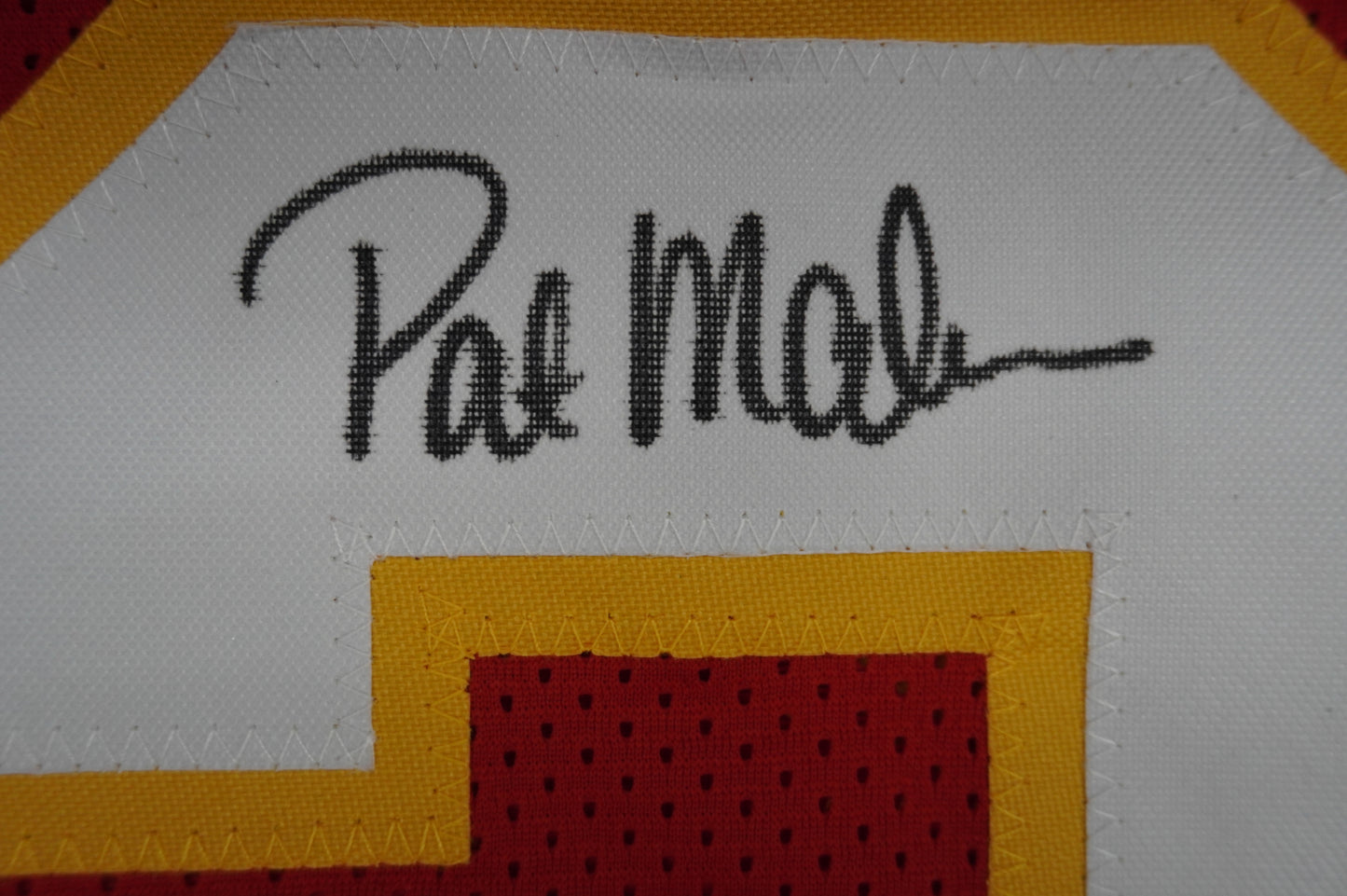 PAT PATRICK MAHOMES SR TWINS CHIEFS SIGNED JERSEY w/THE REAL MVPMAKER BAS