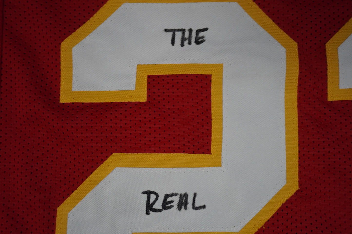 PAT PATRICK MAHOMES SR TWINS CHIEFS SIGNED JERSEY w/THE REAL MVPMAKER BAS