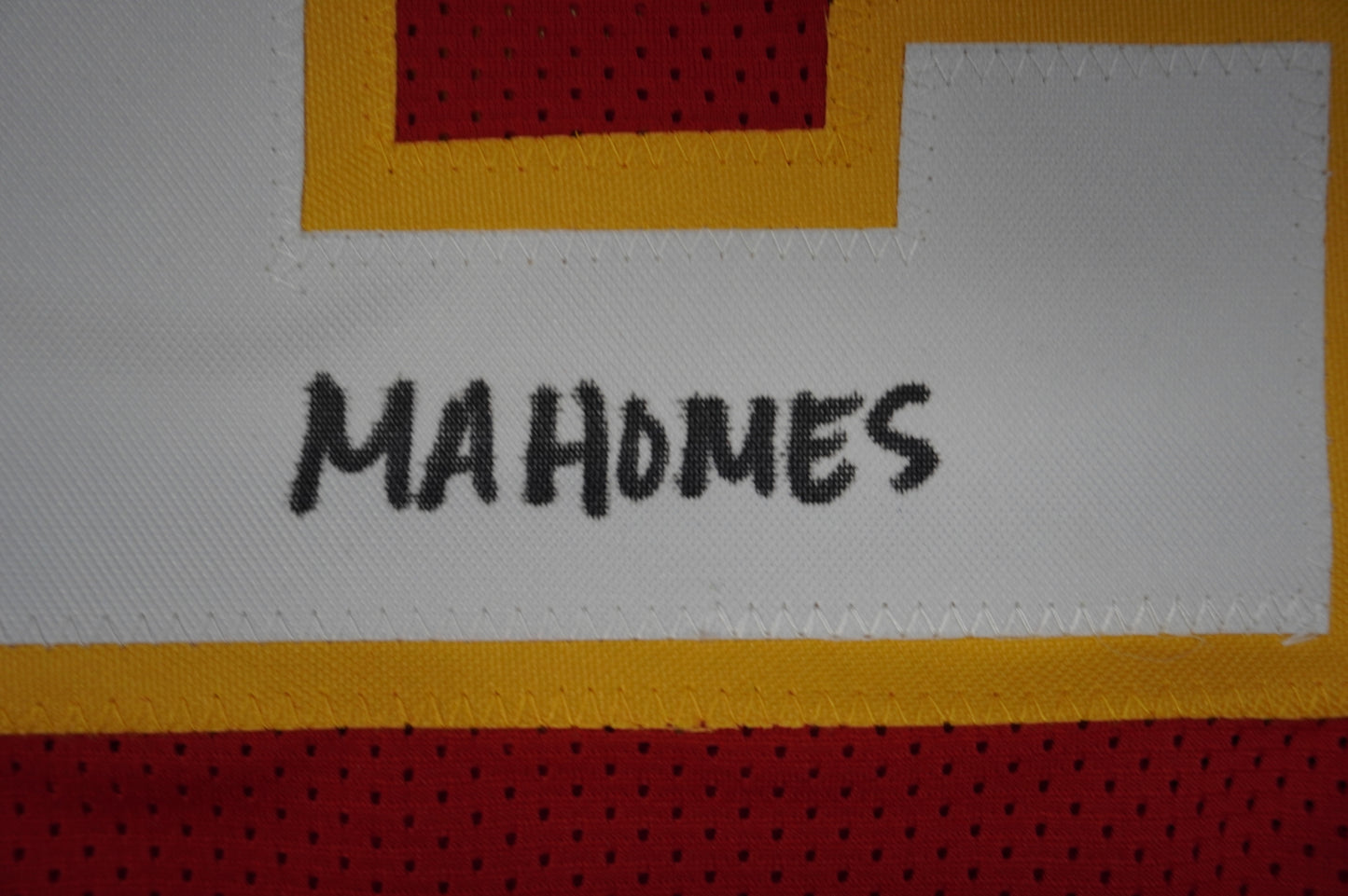 PAT PATRICK MAHOMES SR TWINS CHIEFS SIGNED JERSEY w/THE REAL MVPMAKER BAS
