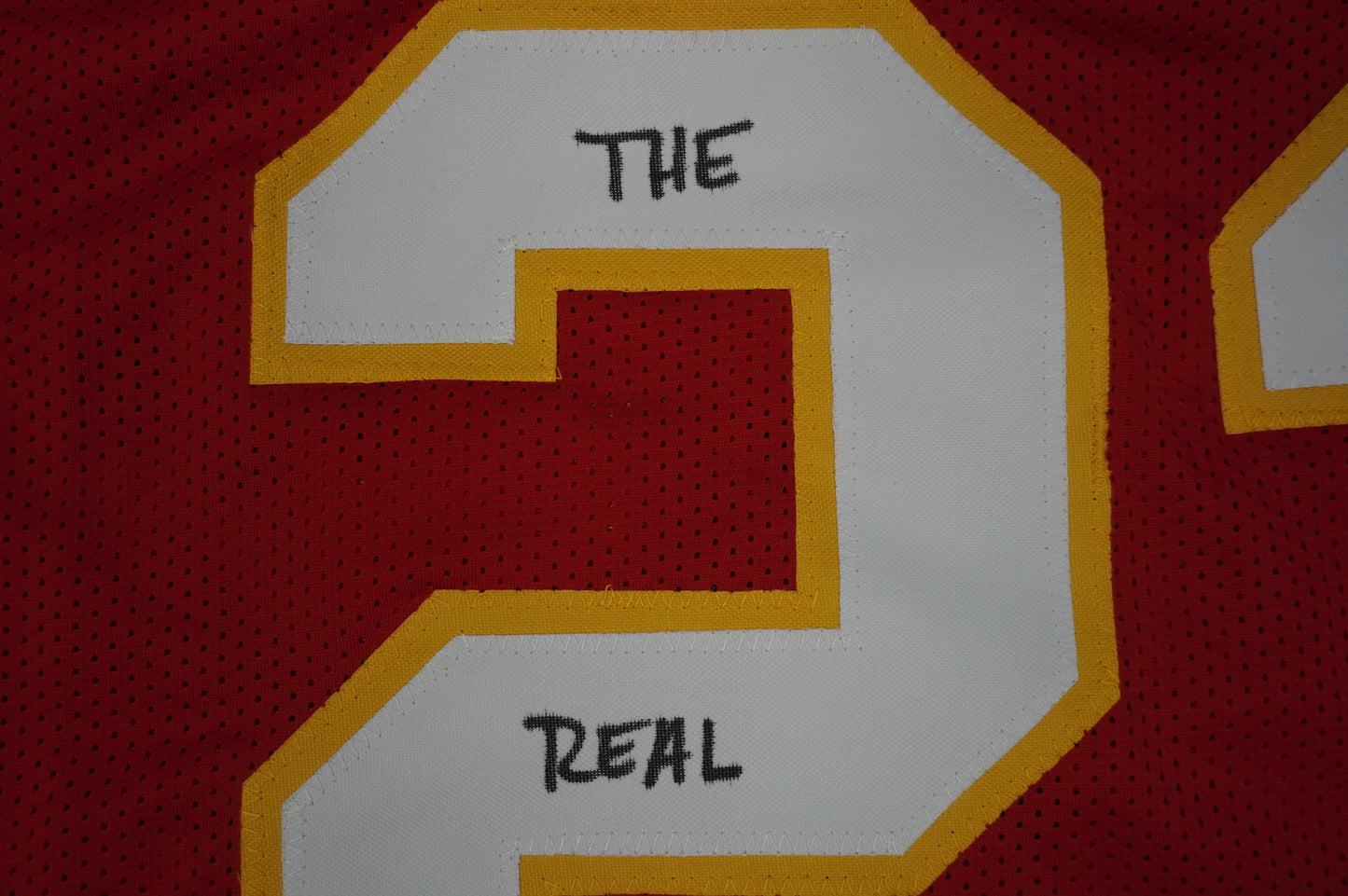 PAT PATRICK MAHOMES SR TWINS CHIEFS SIGNED JERSEY w/THE REAL MVPMAKER BAS
