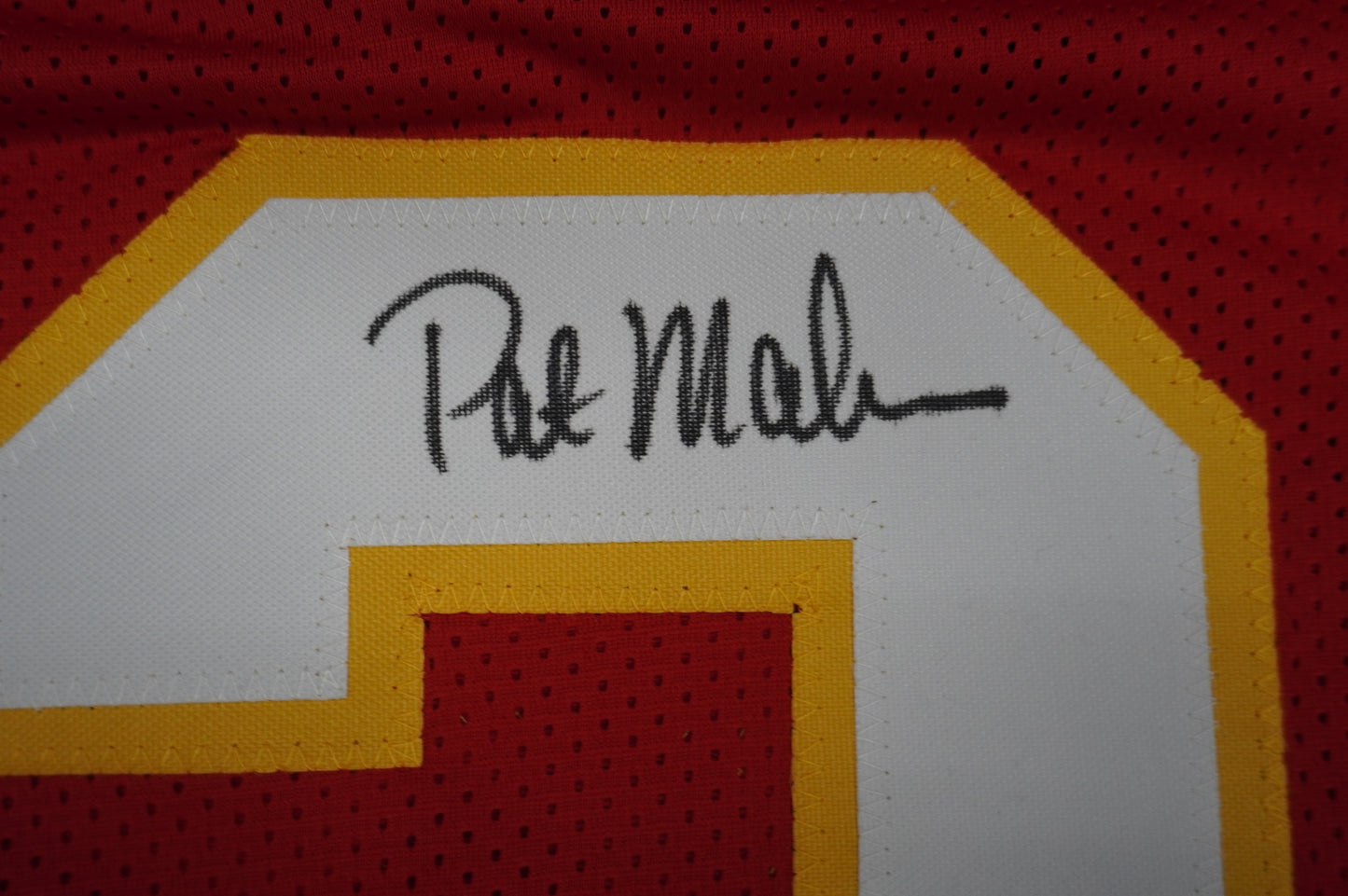 PAT PATRICK MAHOMES SR TWINS CHIEFS SIGNED JERSEY w/THE REAL MVPMAKER BAS