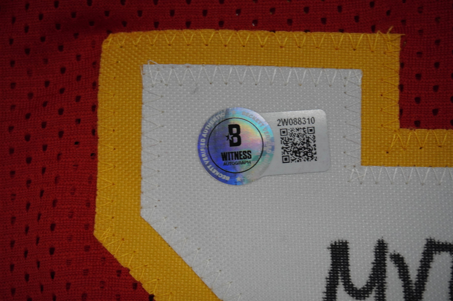 PAT PATRICK MAHOMES SR TWINS CHIEFS SIGNED JERSEY w/THE REAL MVPMAKER BAS