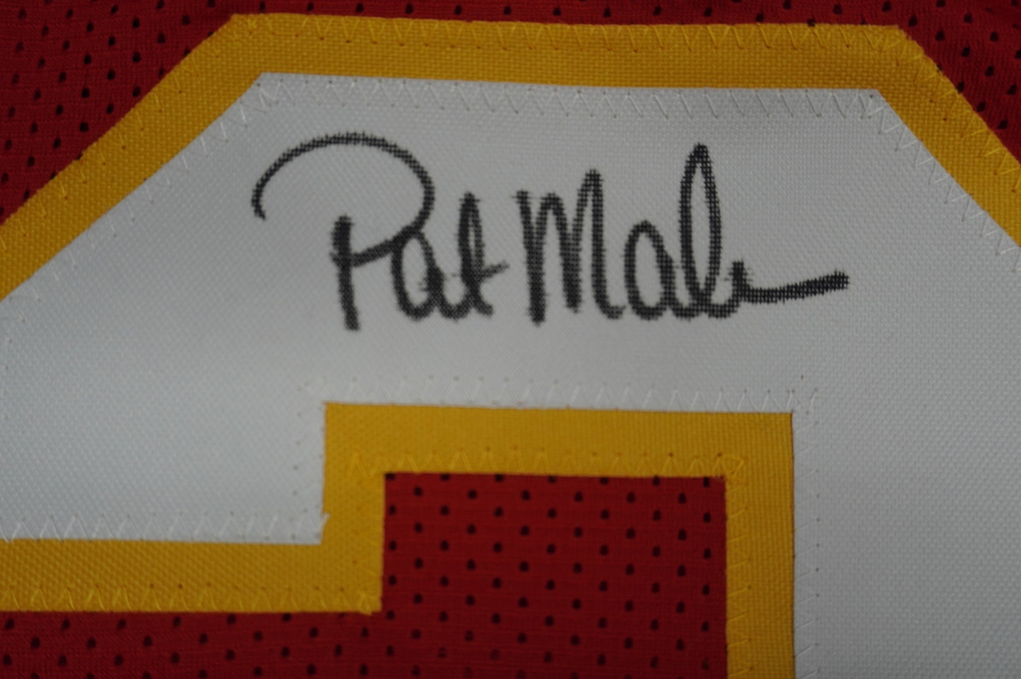 PAT PATRICK MAHOMES SR CHIEFS TWINS SIGNED JERSEY w/THE OG MVPMAKER BAS