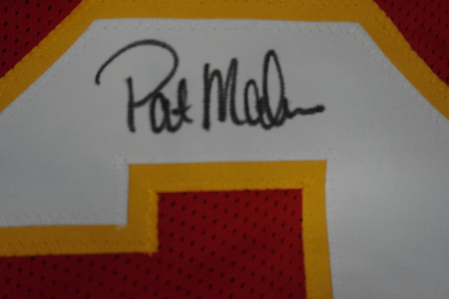 PAT PATRICK MAHOMES SR CHIEFS TWINS SIGNED JERSEY w/THE OG MVPMAKER BAS