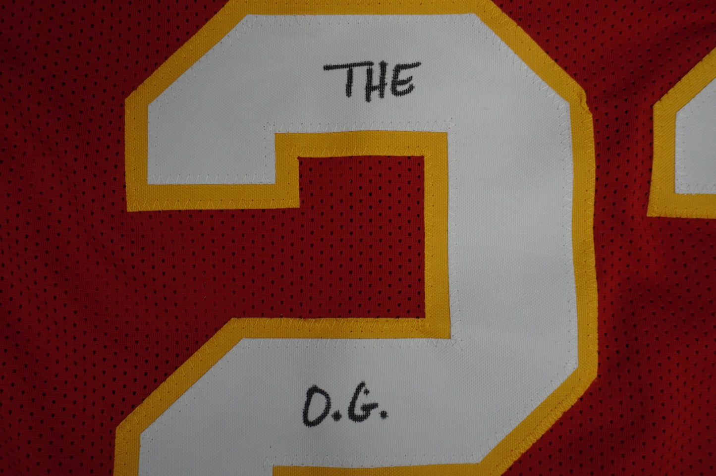 PAT PATRICK MAHOMES SR CHIEFS TWINS SIGNED JERSEY w/THE OG MVPMAKER BAS