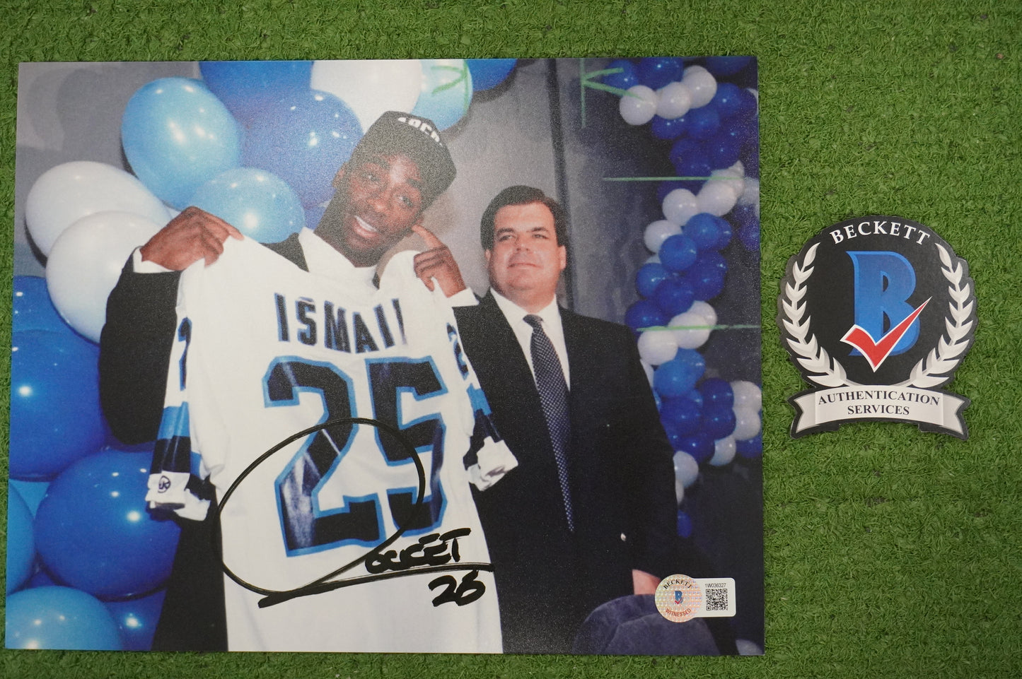 RAGHIB "ROCKET" ISMAIL SIGNED 8x10 Toronto Argonauts BAS COA