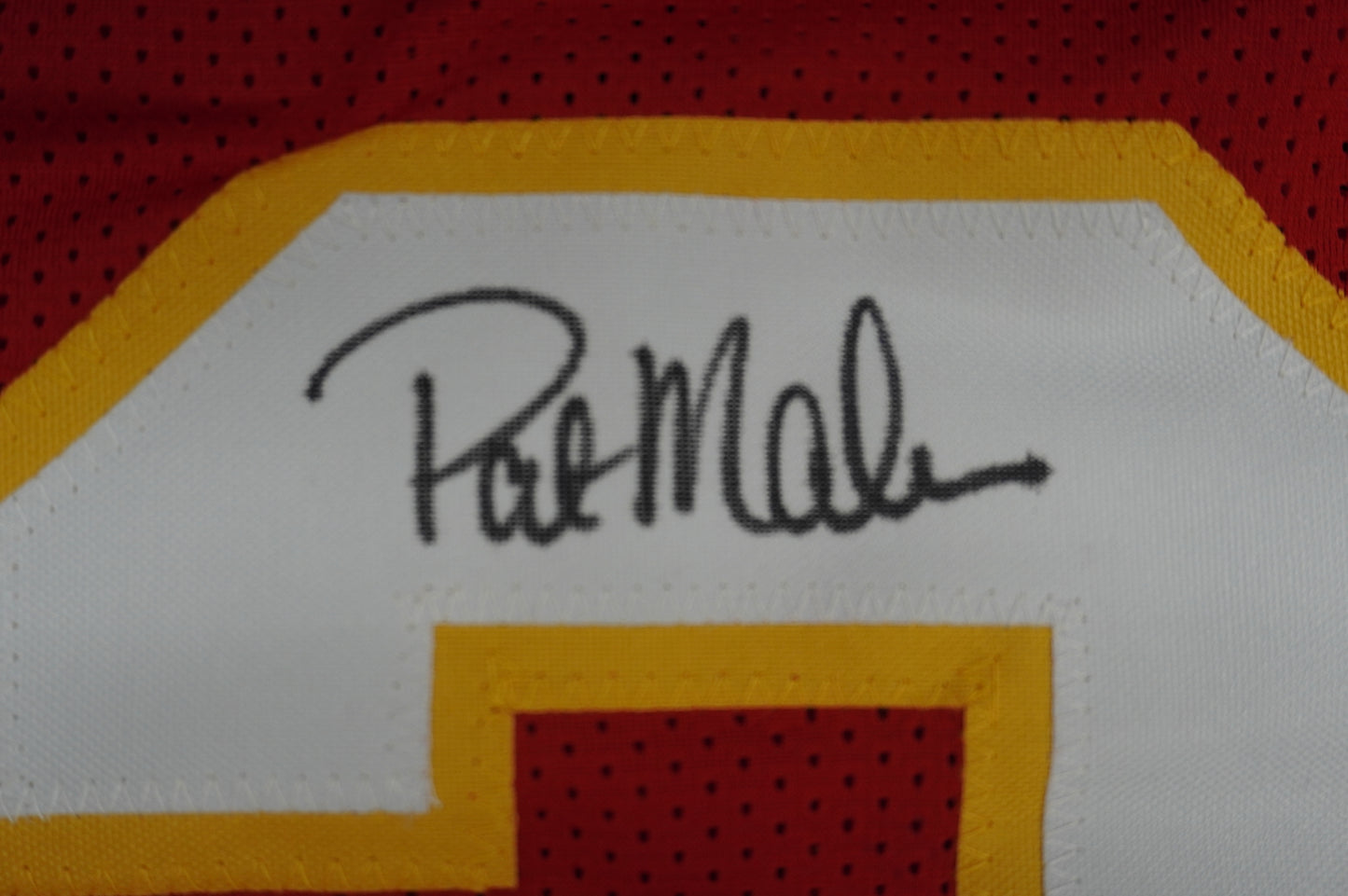 PAT PATRICK MAHOMES SR CHIEFS TWINS SIGNED JERSEY w/THE OG MVPMAKER BAS