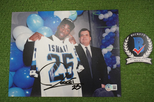 RAGHIB "ROCKET" ISMAIL SIGNED 8x10 Toronto Argonauts BAS COA