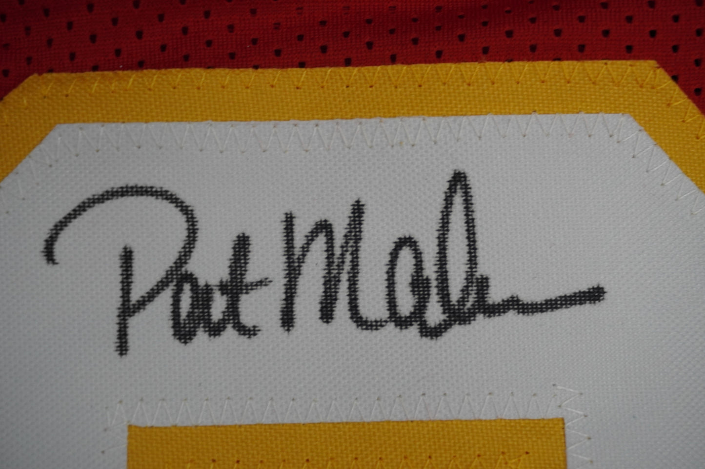 PAT PATRICK MAHOMES SR CHIEFS TWINS SIGNED JERSEY w/THE OG MVPMAKER BAS