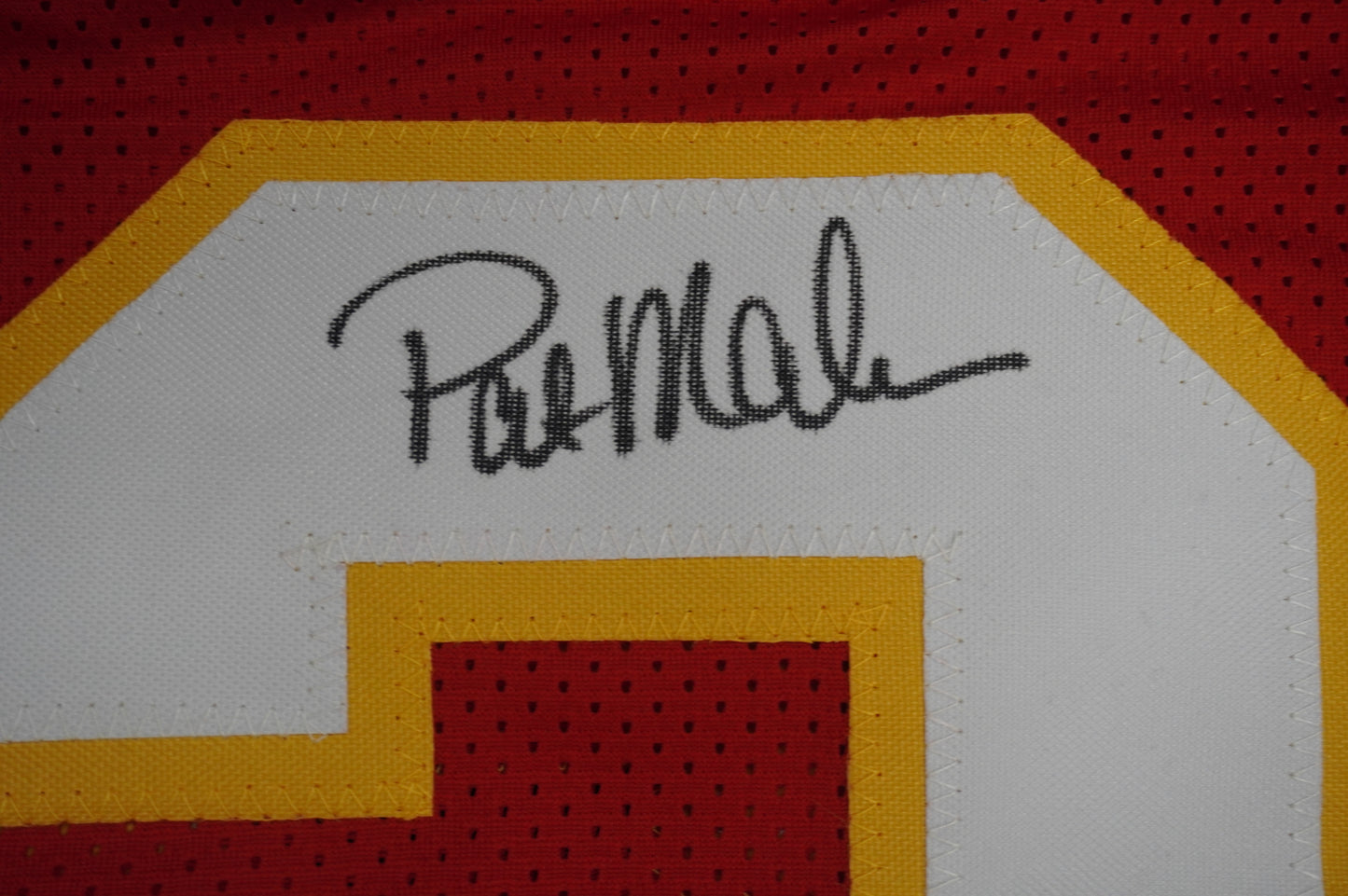 PAT PATRICK MAHOMES SR CHIEFS TWINS SIGNED JERSEY w/THE OG MVPMAKER BAS