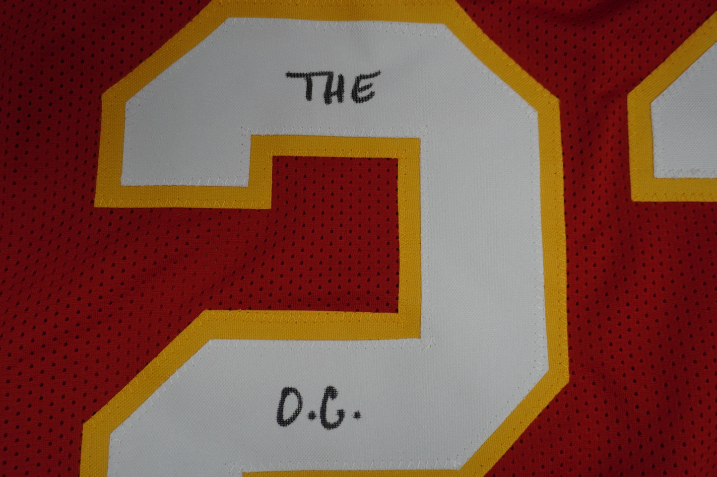 PAT PATRICK MAHOMES SR CHIEFS TWINS SIGNED JERSEY w/THE OG MVPMAKER BAS