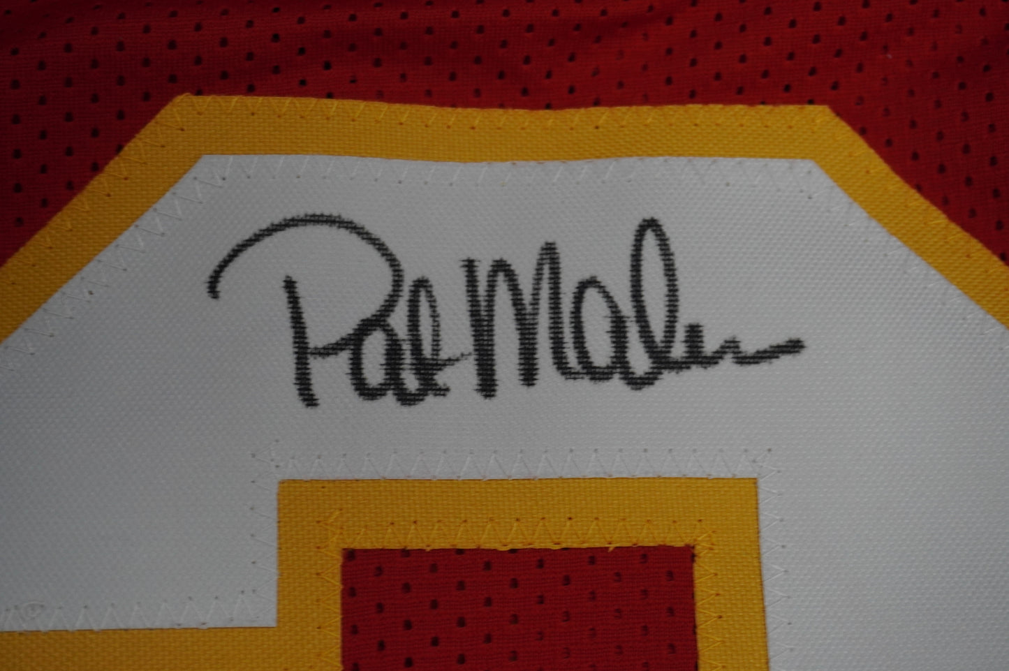 PAT PATRICK MAHOMES SR CHIEFS TWINS SIGNED JERSEY w/THE OG MVPMAKER BAS