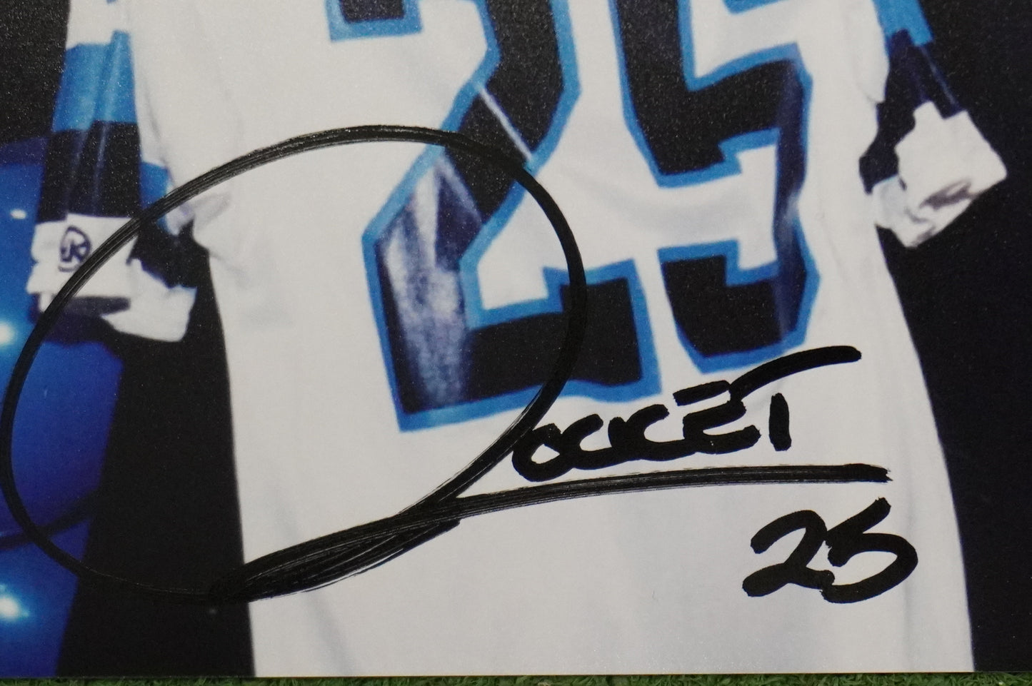 RAGHIB "ROCKET" ISMAIL SIGNED 8x10 Toronto Argonauts BAS COA