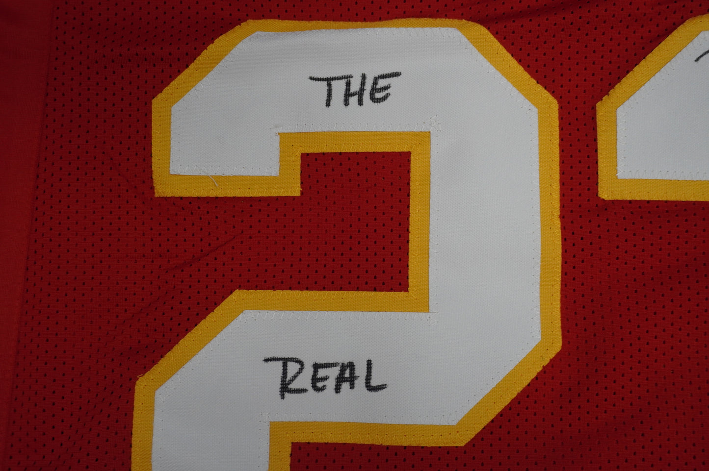 PAT PATRICK MAHOMES SR TWINS CHIEFS SIGNED JERSEY w/THE REAL MVPMAKER BAS