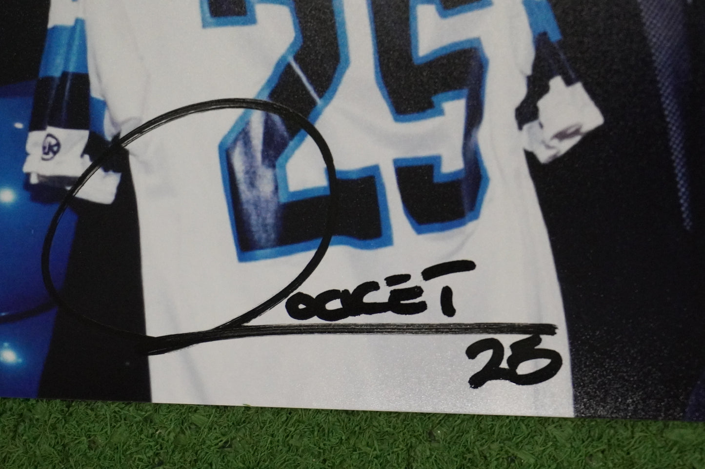 RAGHIB "ROCKET" ISMAIL SIGNED 8x10 Toronto Argonauts BAS COA