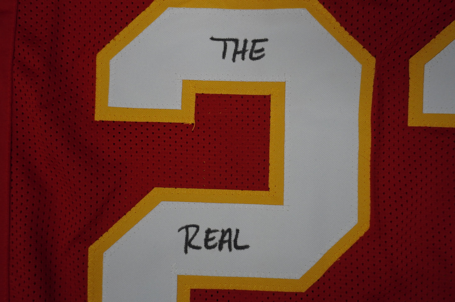 PAT PATRICK MAHOMES SR TWINS CHIEFS SIGNED JERSEY w/THE REAL MVPMAKER BAS