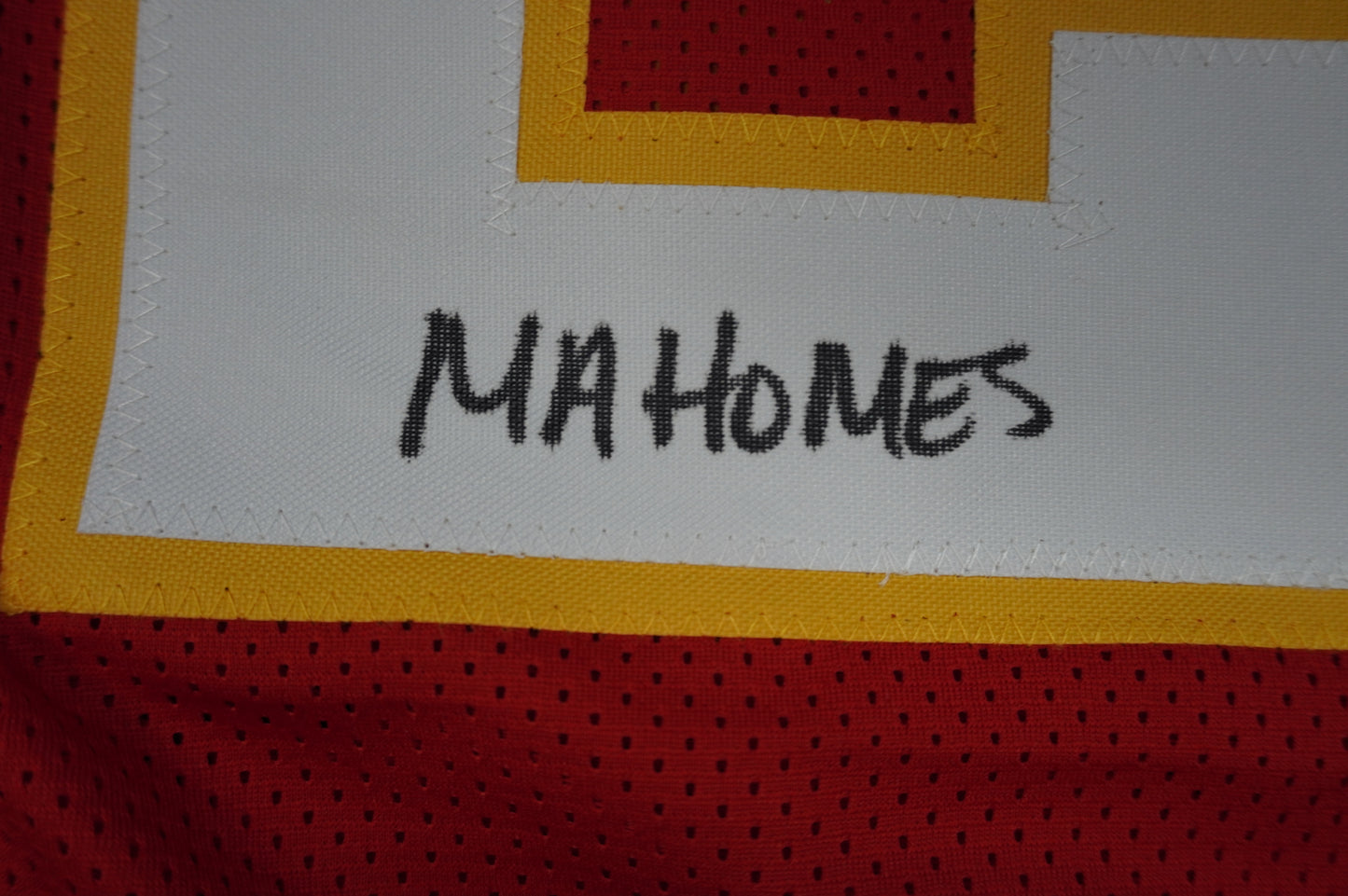 PAT PATRICK MAHOMES SR TWINS CHIEFS SIGNED JERSEY w/THE REAL MVPMAKER BAS