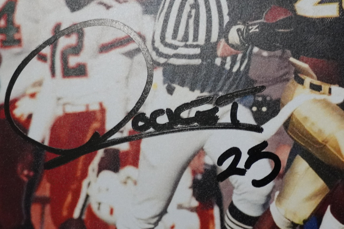 RAGHIB "ROCKET" ISMAIL SIGNED 8x10 Notre Dame BAS COA