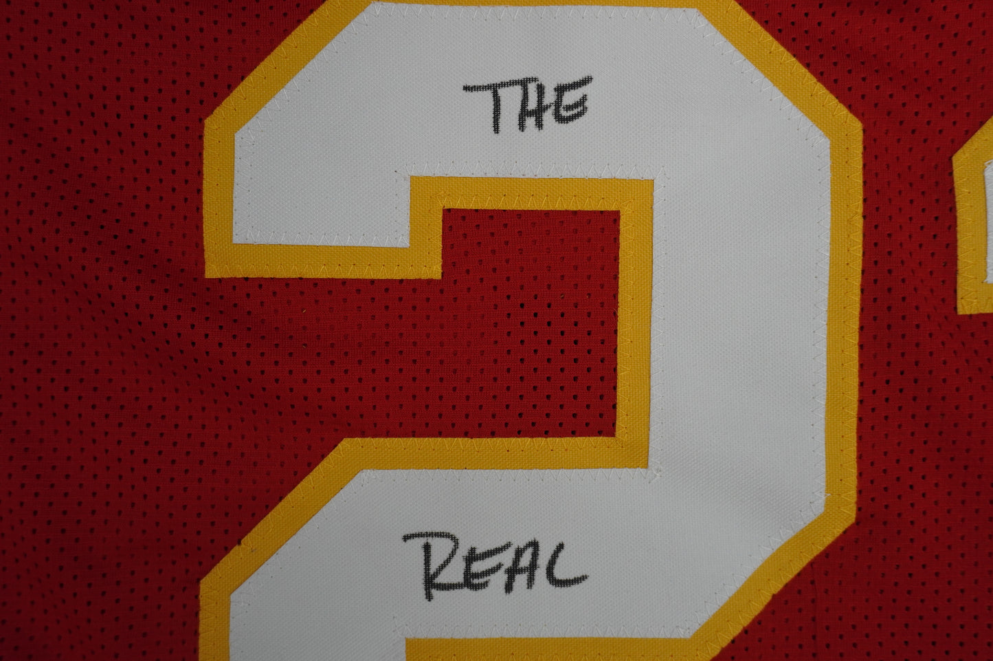 PAT PATRICK MAHOMES SR TWINS CHIEFS SIGNED JERSEY w/THE REAL MVPMAKER BAS