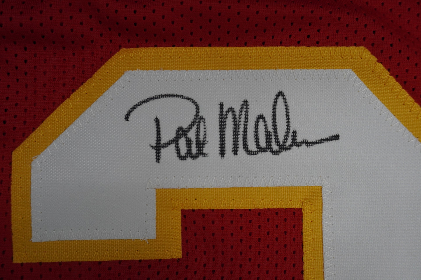 PAT PATRICK MAHOMES SR TWINS CHIEFS SIGNED JERSEY w/THE REAL MVPMAKER BAS