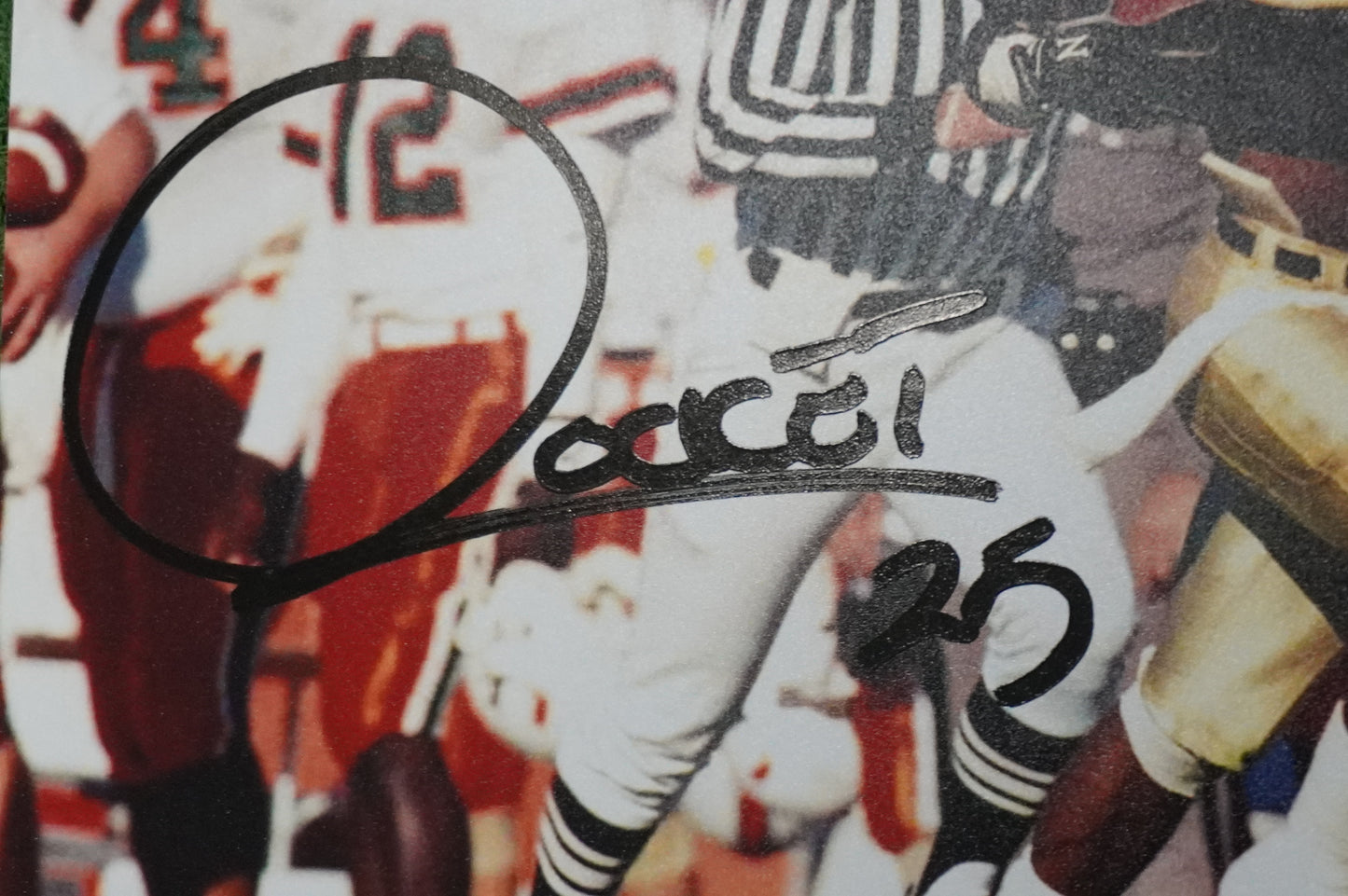 RAGHIB "ROCKET" ISMAIL SIGNED 8x10 Notre Dame BAS COA