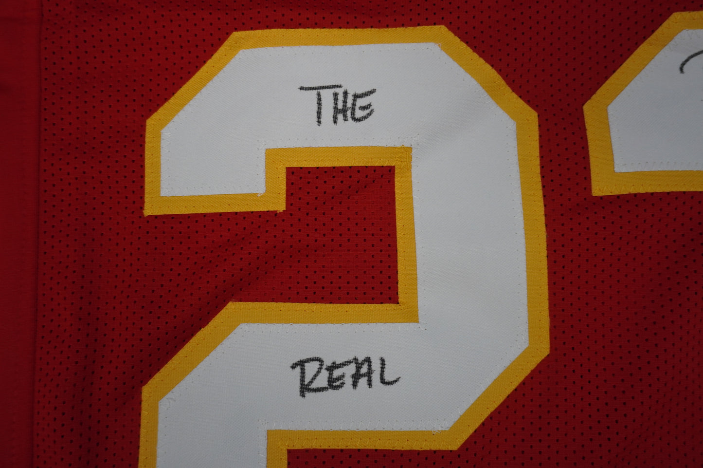 PAT PATRICK MAHOMES SR TWINS CHIEFS SIGNED JERSEY w/THE REAL MVPMAKER BAS