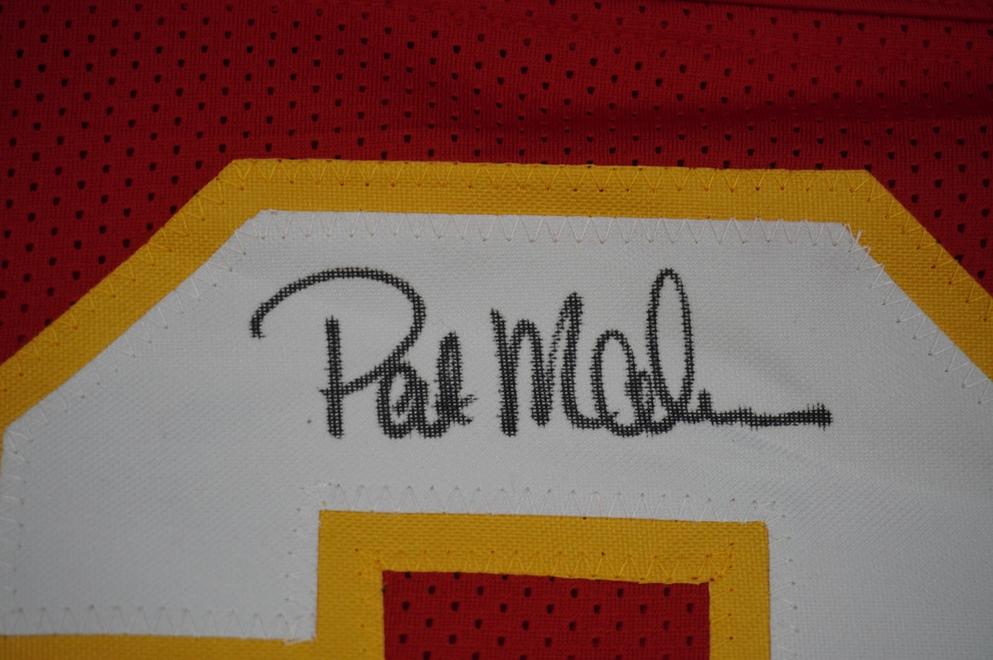 PAT PATRICK MAHOMES SR TWINS CHIEFS SIGNED JERSEY w/THE REAL MVPMAKER BAS