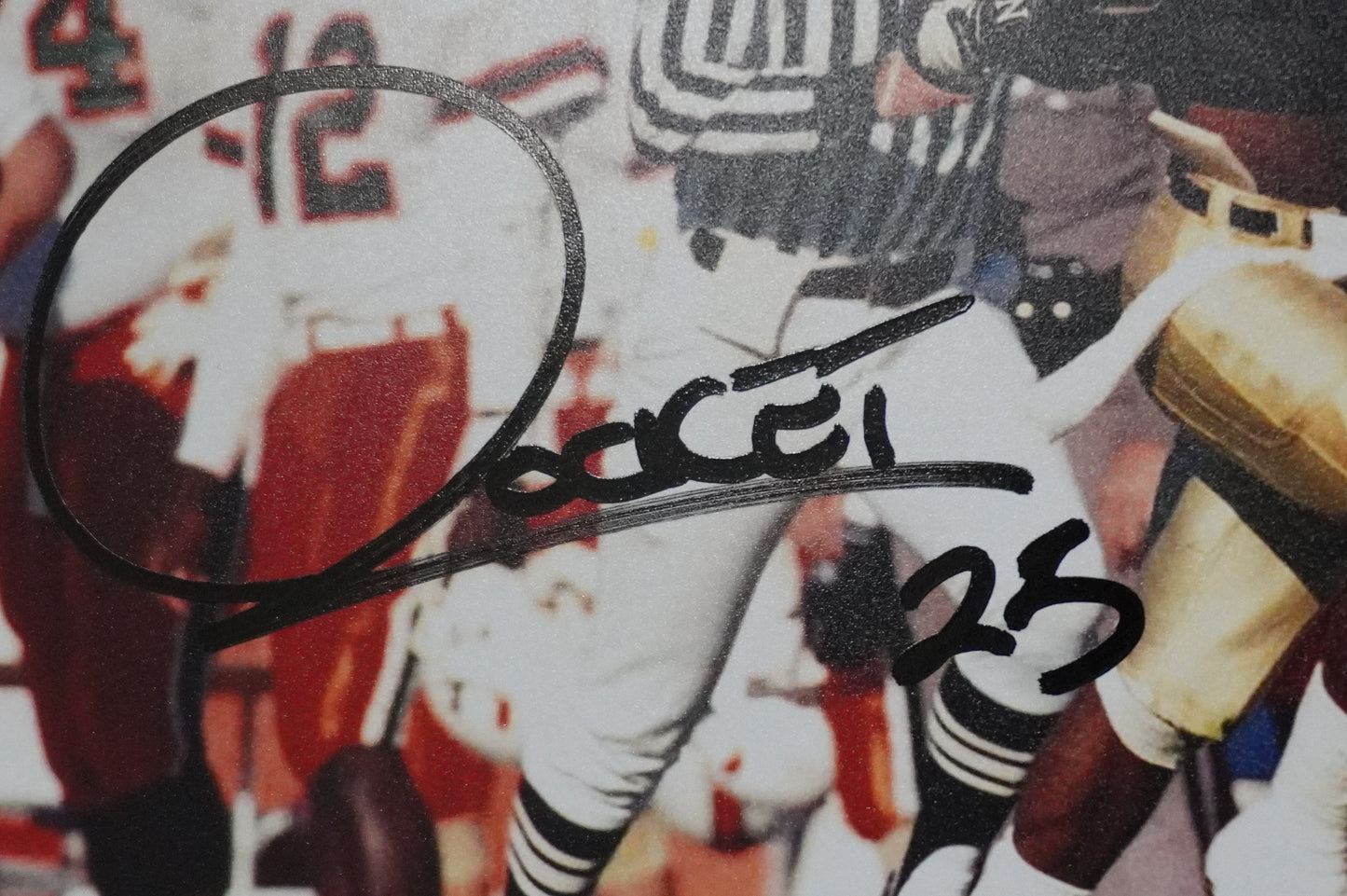 RAGHIB "ROCKET" ISMAIL SIGNED 8x10 Notre Dame BAS COA