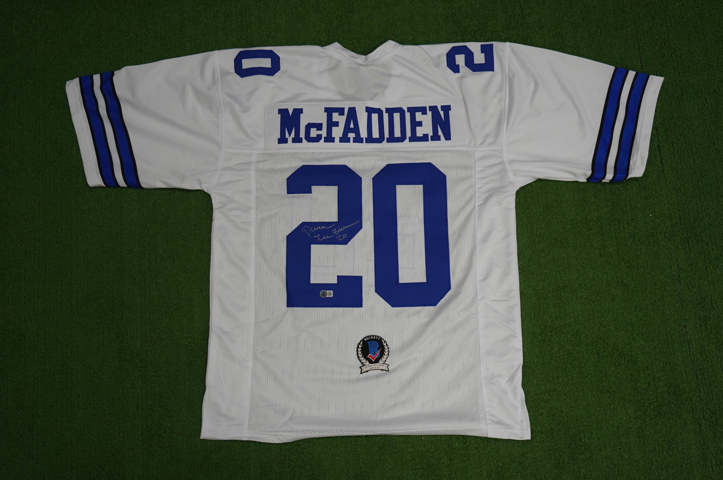 DARREN McFADDEN DALLAS COWBOYS SIGNED JERSEY Arkansas Razorbacks 2XL BAS