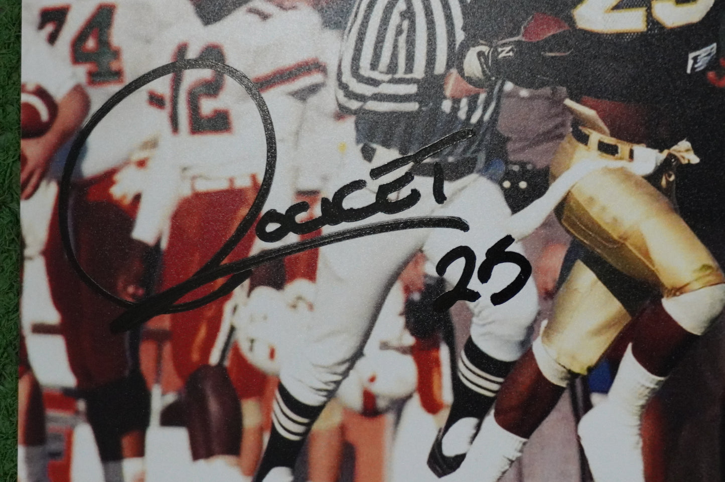 RAGHIB "ROCKET" ISMAIL SIGNED 8x10 Notre Dame BAS COA
